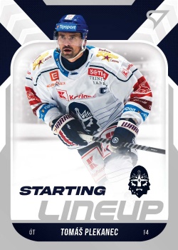 Tomas Plekanec Kladno Tipsport ELH 2022/23 SportZoo 2. serie Starting LINEUP #SL-83